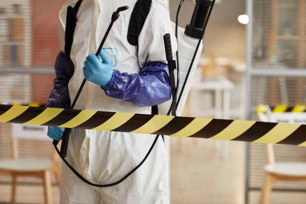 Professional Trauma Scene Cleanup technician working in Fishers Island, NY